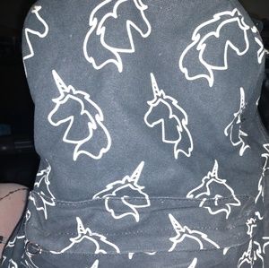 Glow in the dark glitter backpack